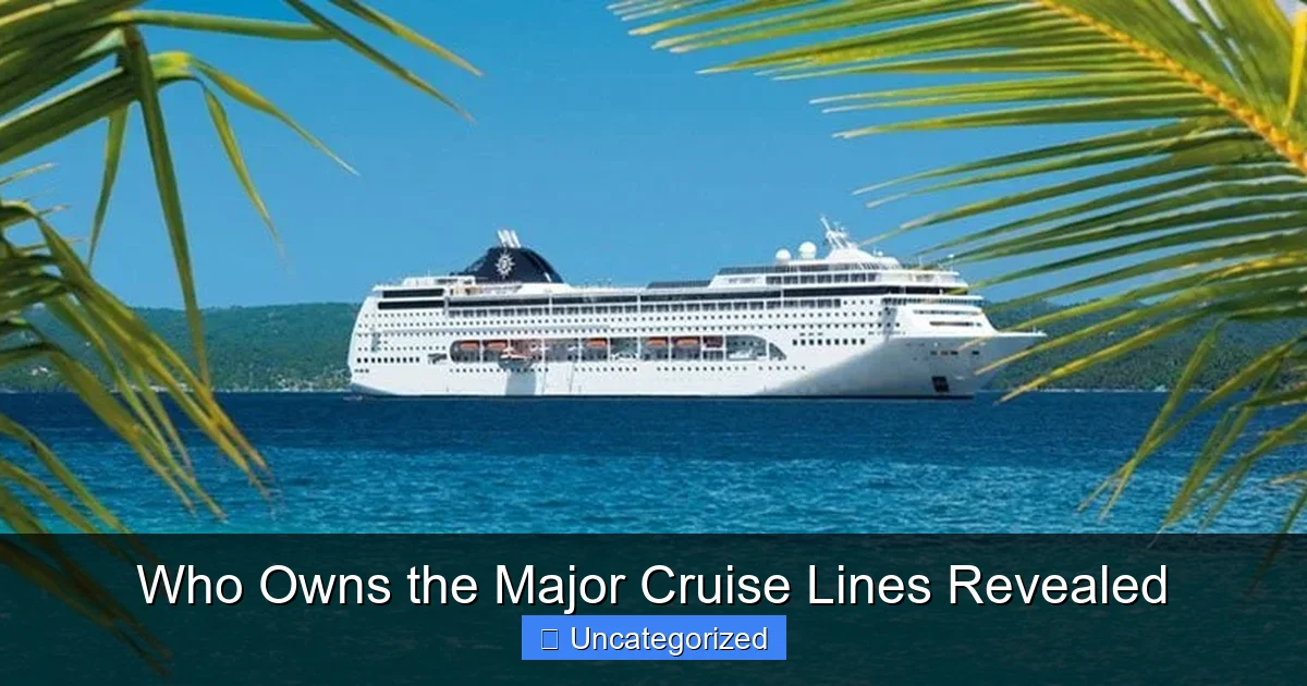 Who Owns the Major Cruise Lines Revealed