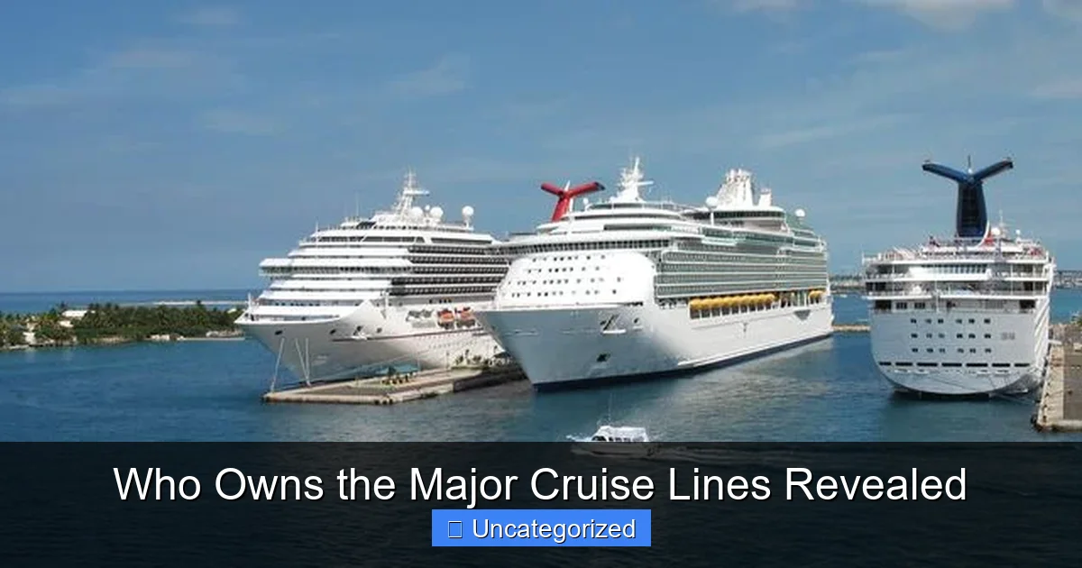 Who Owns the Major Cruise Lines Revealed