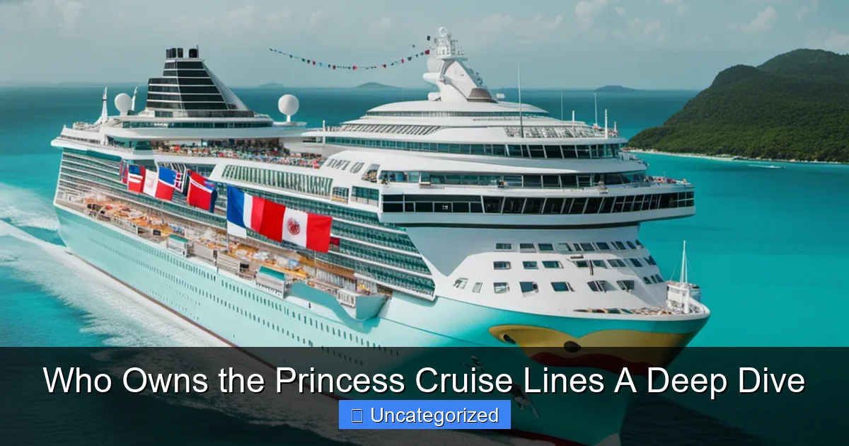 Who Owns the Princess Cruise Lines A Deep Dive