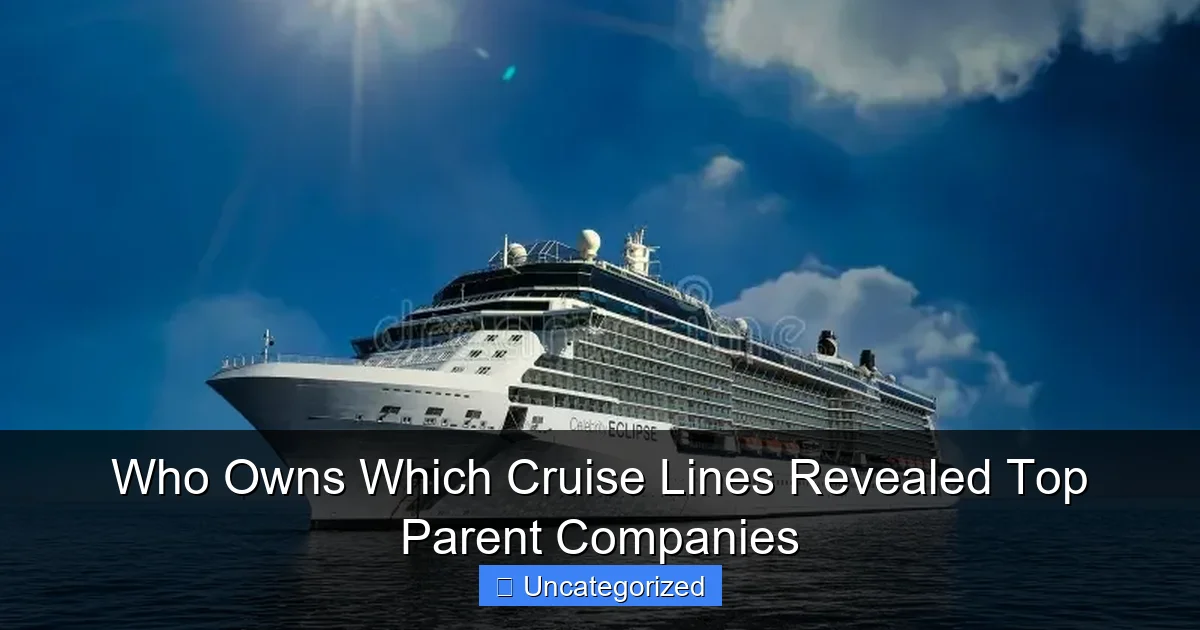 Who Owns Which Cruise Lines Revealed Top Parent Companies