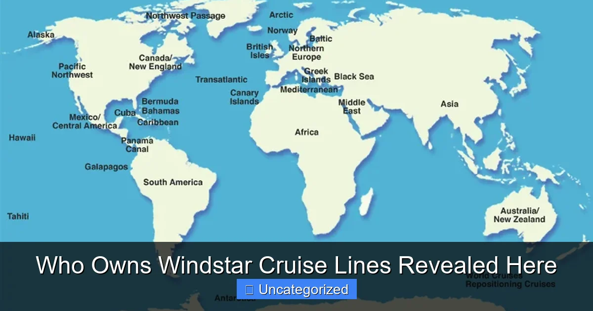Who Owns Windstar Cruise Lines Revealed Here