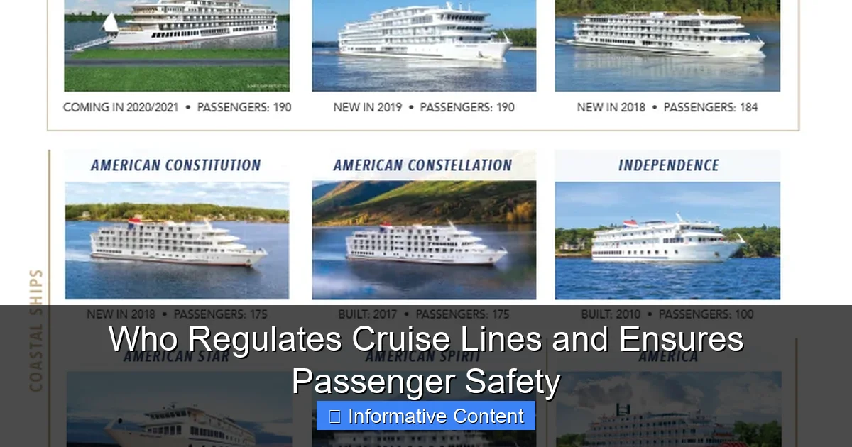 Who Regulates Cruise Lines and Ensures Passenger Safety