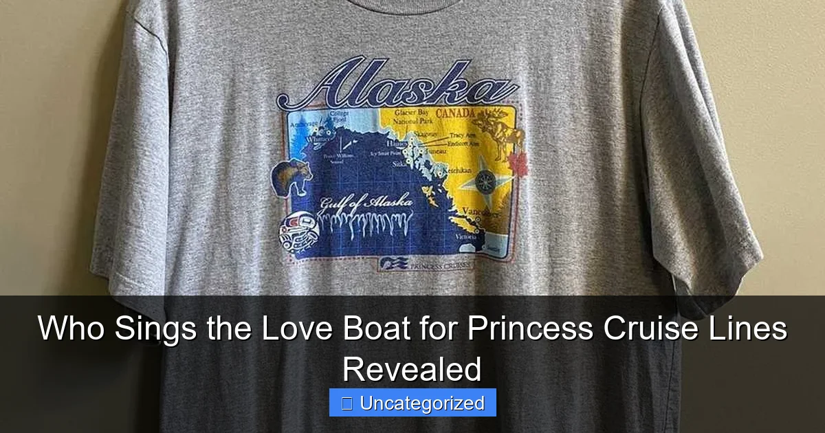 Who Sings the Love Boat for Princess Cruise Lines Revealed