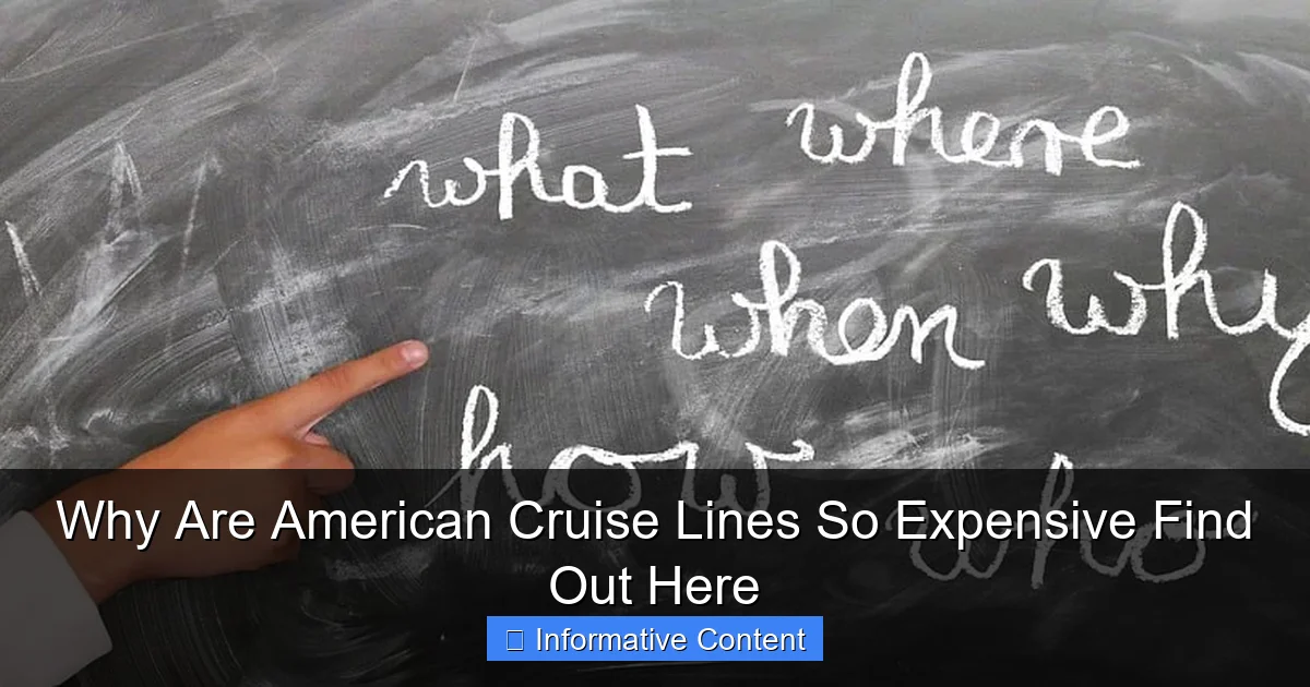 Why Are American Cruise Lines So Expensive Find Out Here