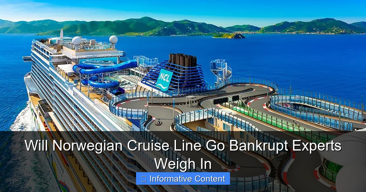 Will Norwegian Cruise Line Go Bankrupt Experts Weigh In