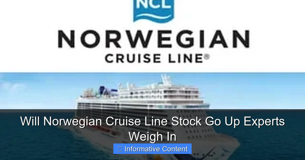 Will Norwegian Cruise Line Stock Go Up Experts Weigh In