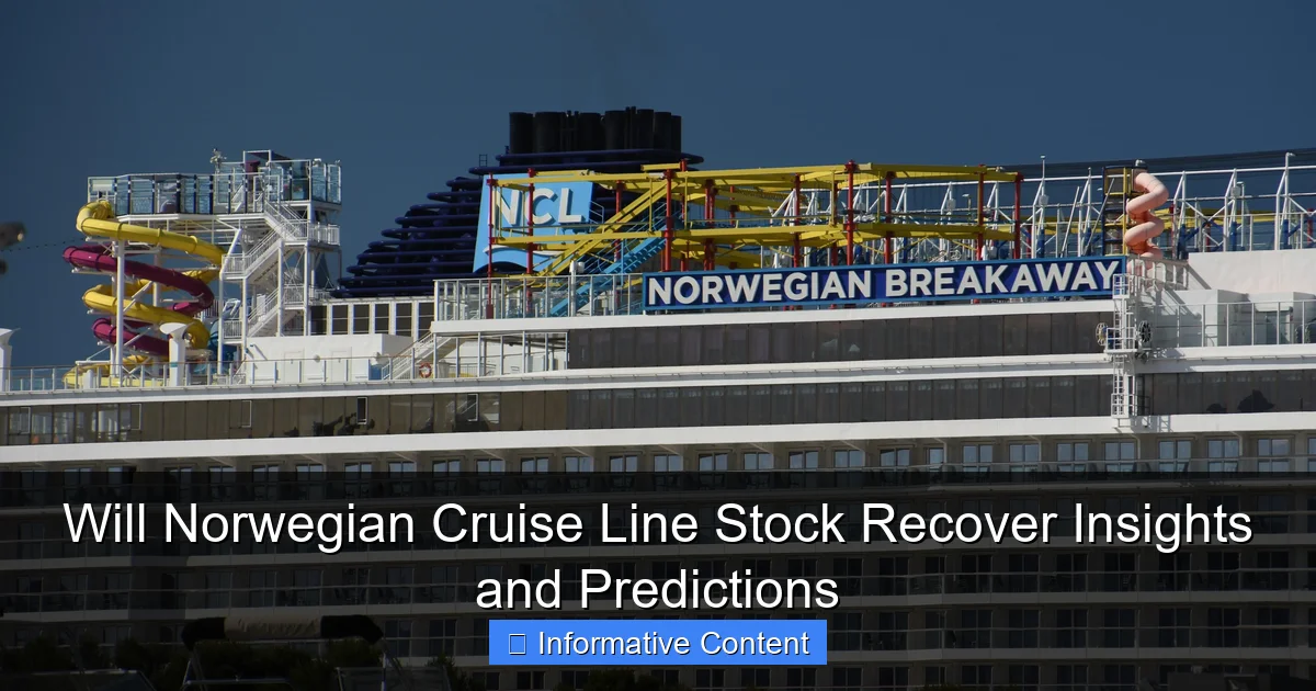 Will Norwegian Cruise Line Stock Recover Insights and Predictions