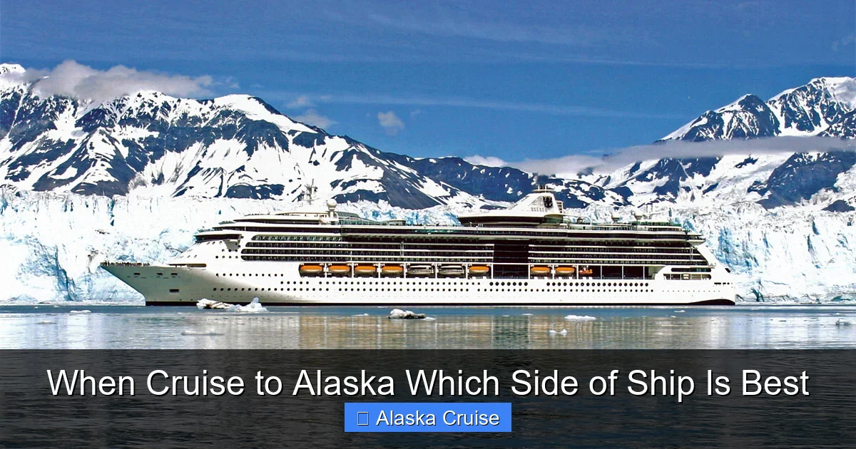 When Cruise to Alaska Which Side of Ship Is Best