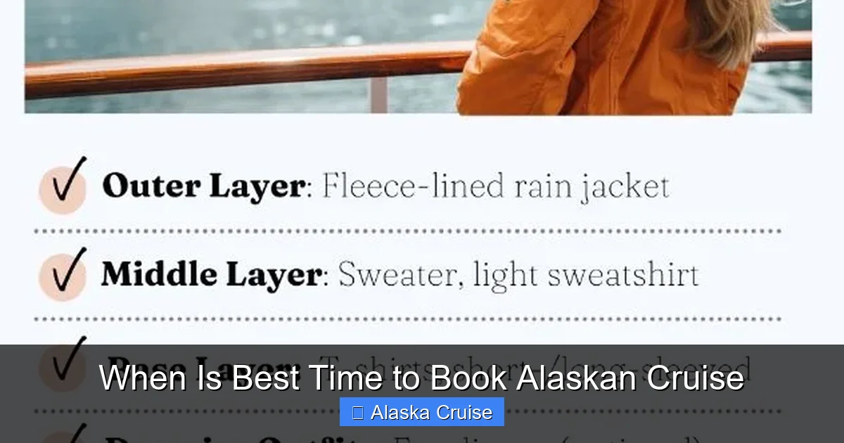 When Is Best Time to Book Alaskan Cruise