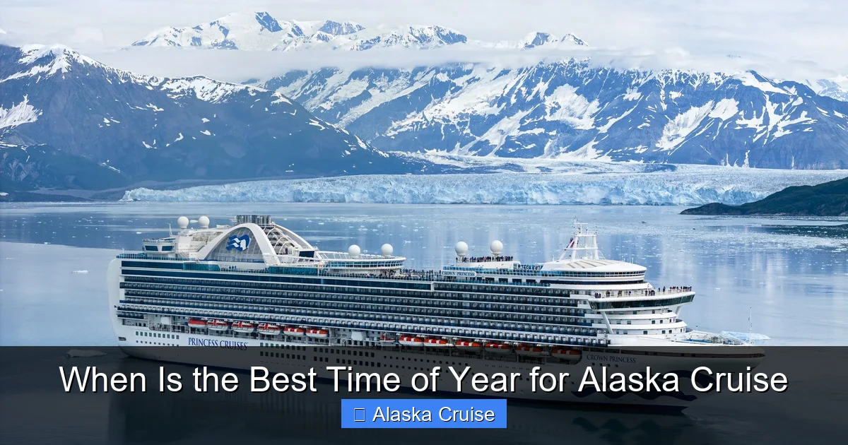 When Is the Best Time of Year for Alaska Cruise