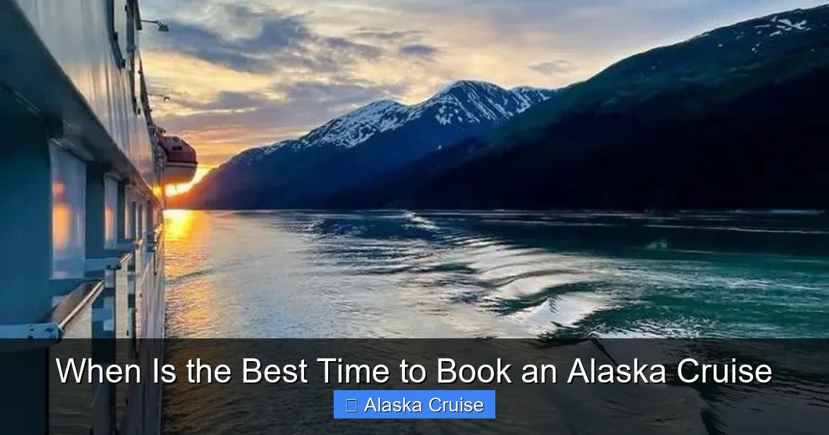 When Is the Best Time to Book an Alaska Cruise