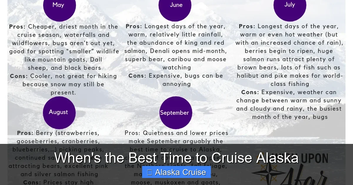 When's the Best Time to Cruise Alaska
