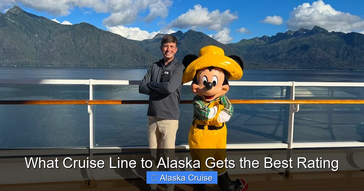 What Cruise Line to Alaska Gets the Best Rating
