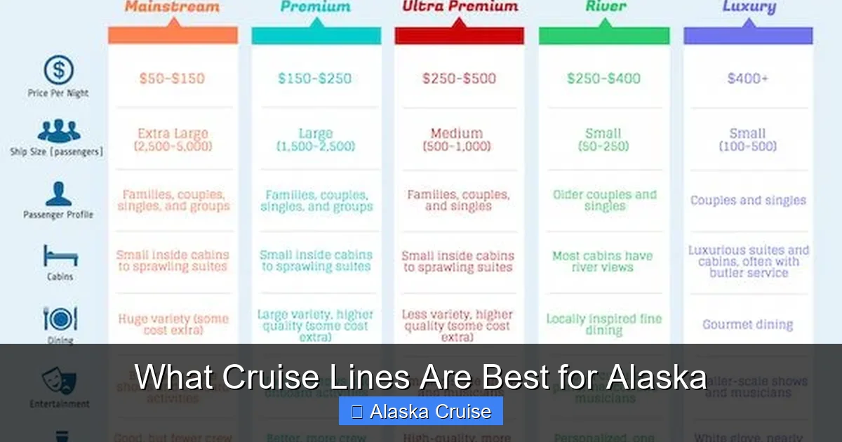What Cruise Lines Are Best for Alaska