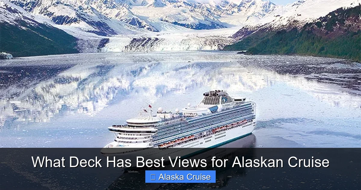 What Deck Has Best Views for Alaskan Cruise