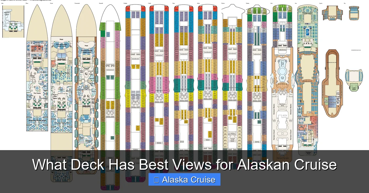 What Deck Has Best Views for Alaskan Cruise