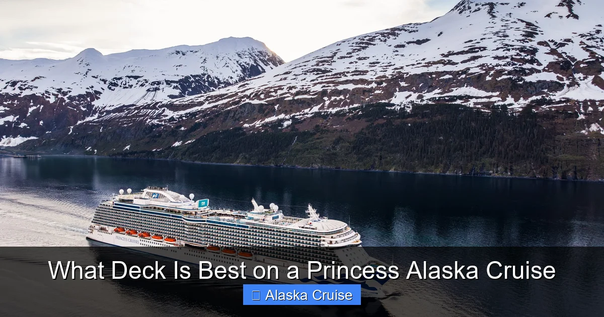 What Deck Is Best on a Princess Alaska Cruise