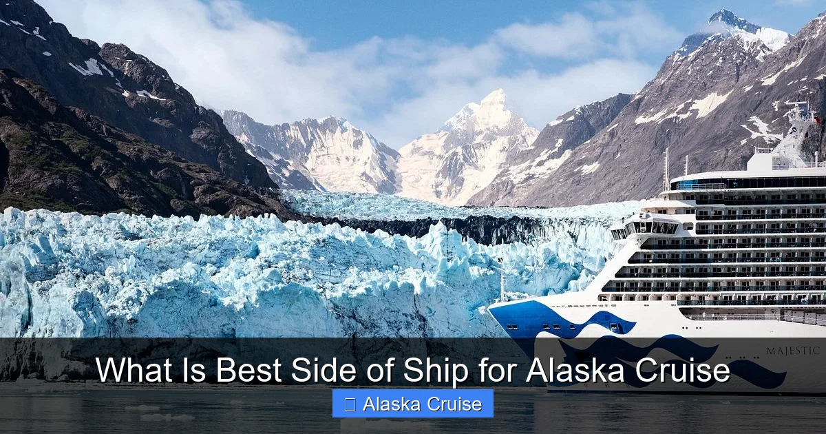 What Is Best Side of Ship for Alaska Cruise