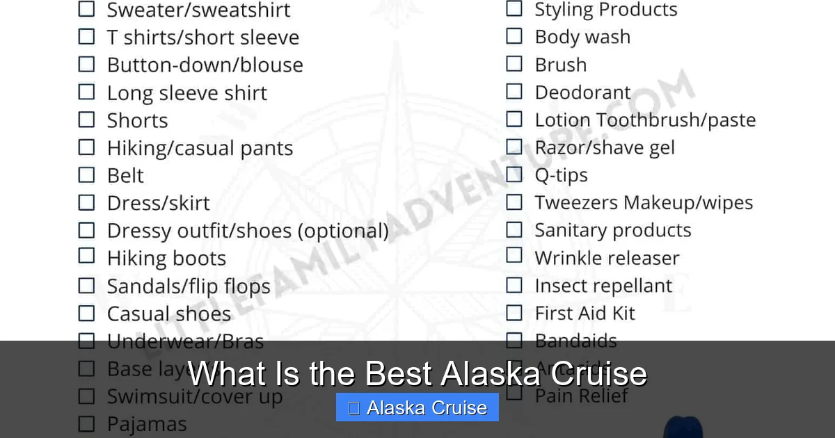 What Is the Best Alaska Cruise