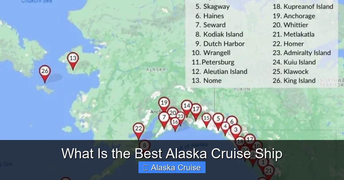 What Is the Best Alaska Cruise Ship