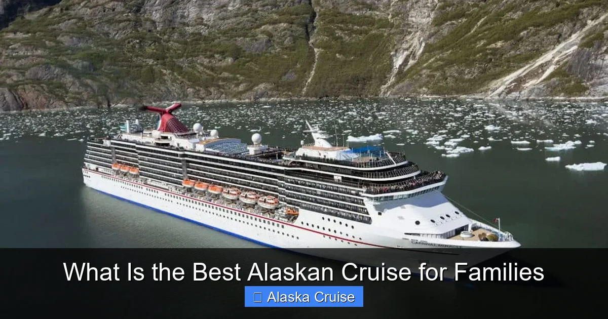 What Is the Best Alaskan Cruise for Families