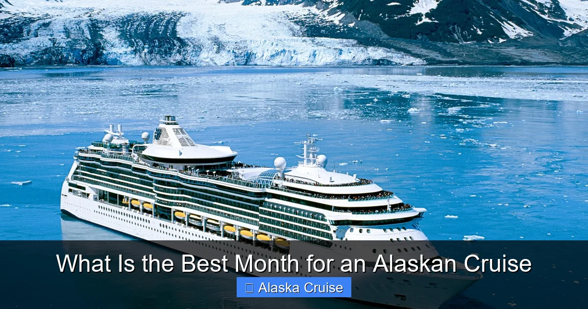 What Is the Best Month for an Alaskan Cruise