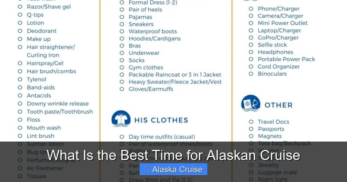 What Is the Best Time for Alaskan Cruise