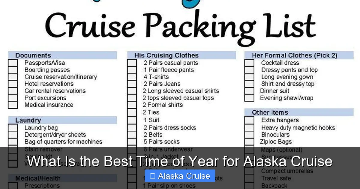 What Is the Best Time of Year for Alaska Cruise