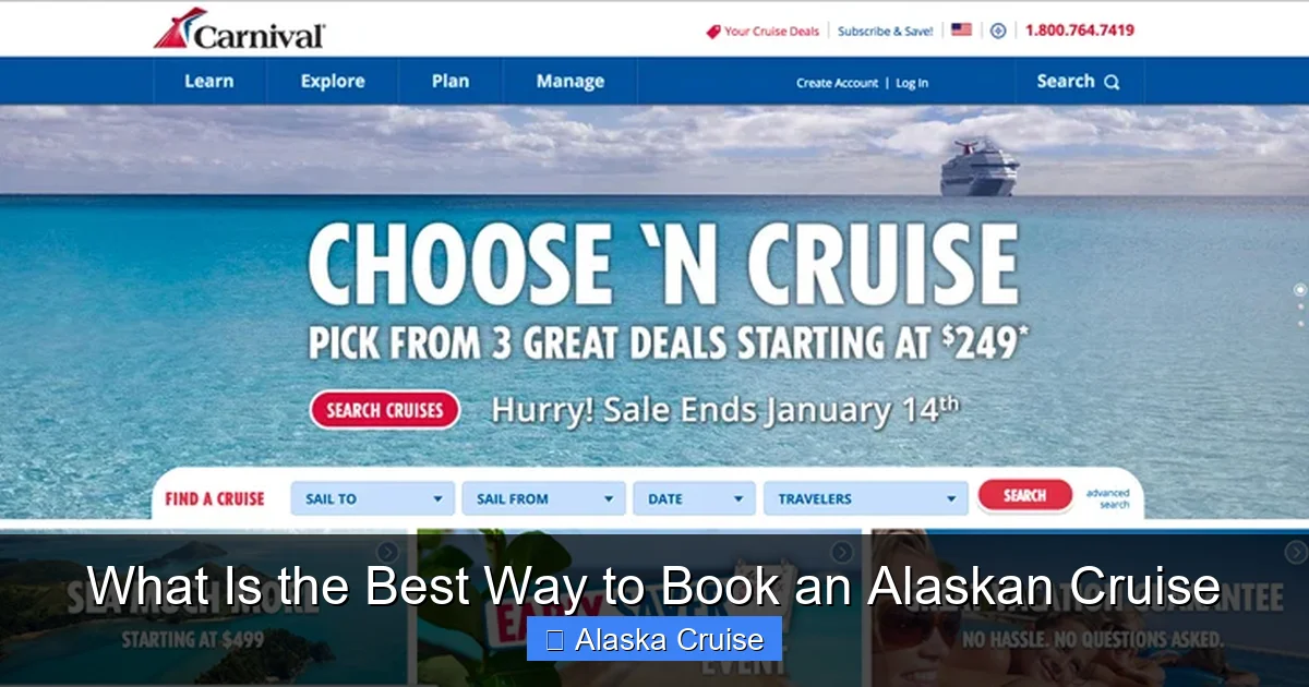 What Is the Best Way to Book an Alaskan Cruise