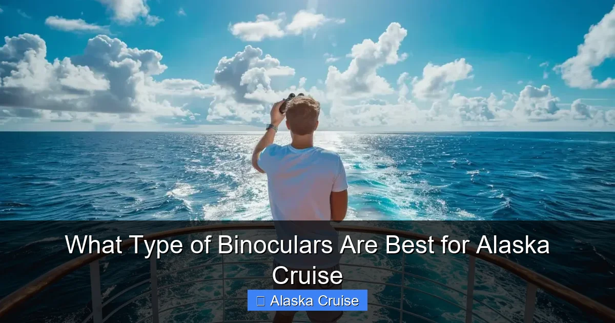 What Type of Binoculars Are Best for Alaska Cruise