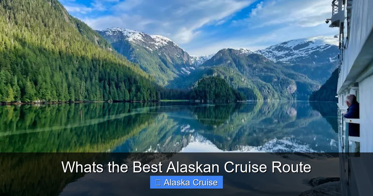 Whats the Best Alaskan Cruise Route