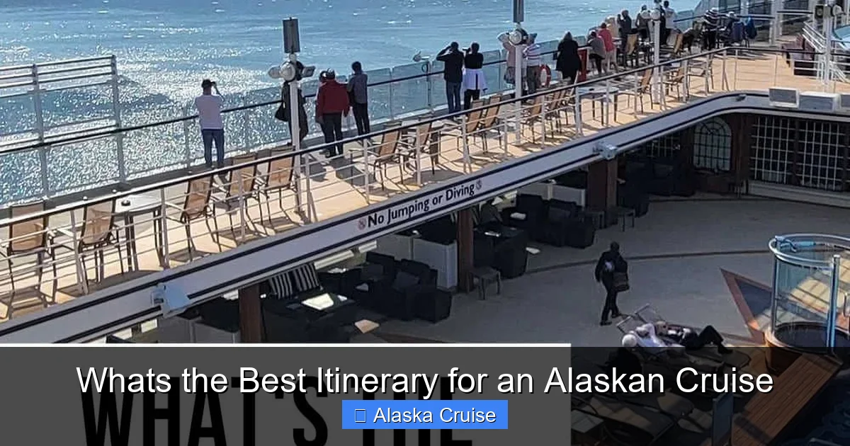 Whats the Best Itinerary for an Alaskan Cruise