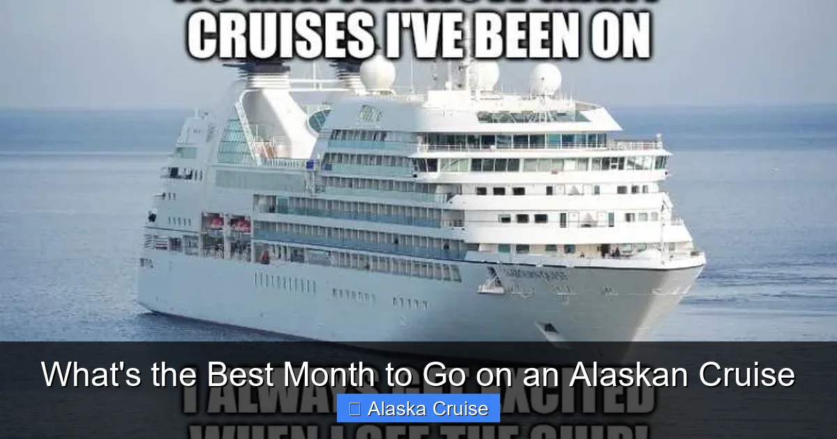 What's the Best Month to Go on an Alaskan Cruise