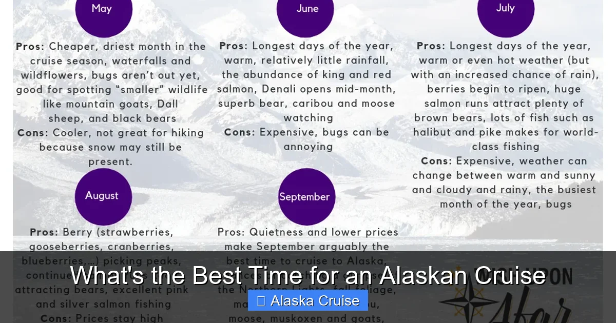 What's the Best Time for an Alaskan Cruise