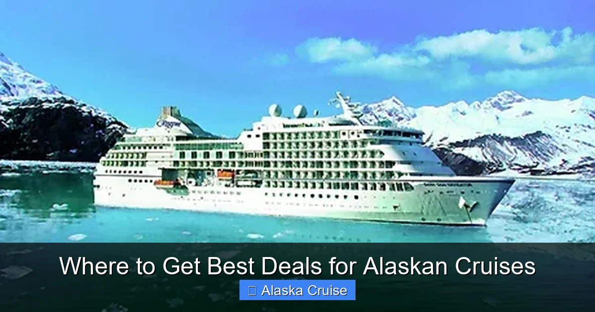 Where to Get Best Deals for Alaskan Cruises