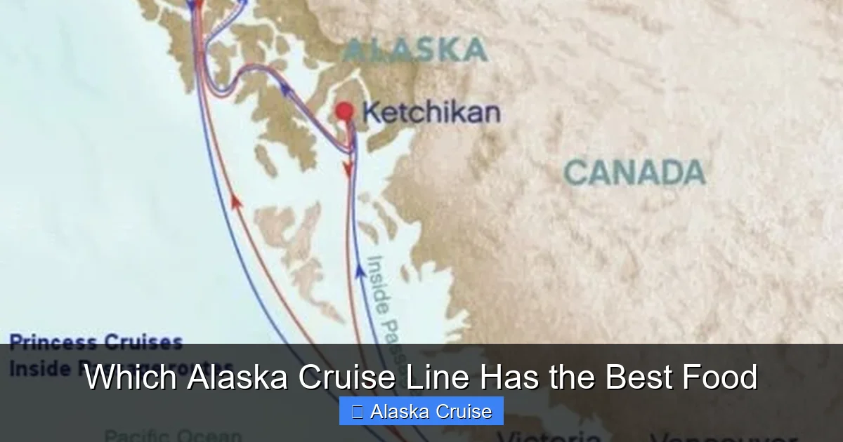 Which Alaska Cruise Line Has the Best Food