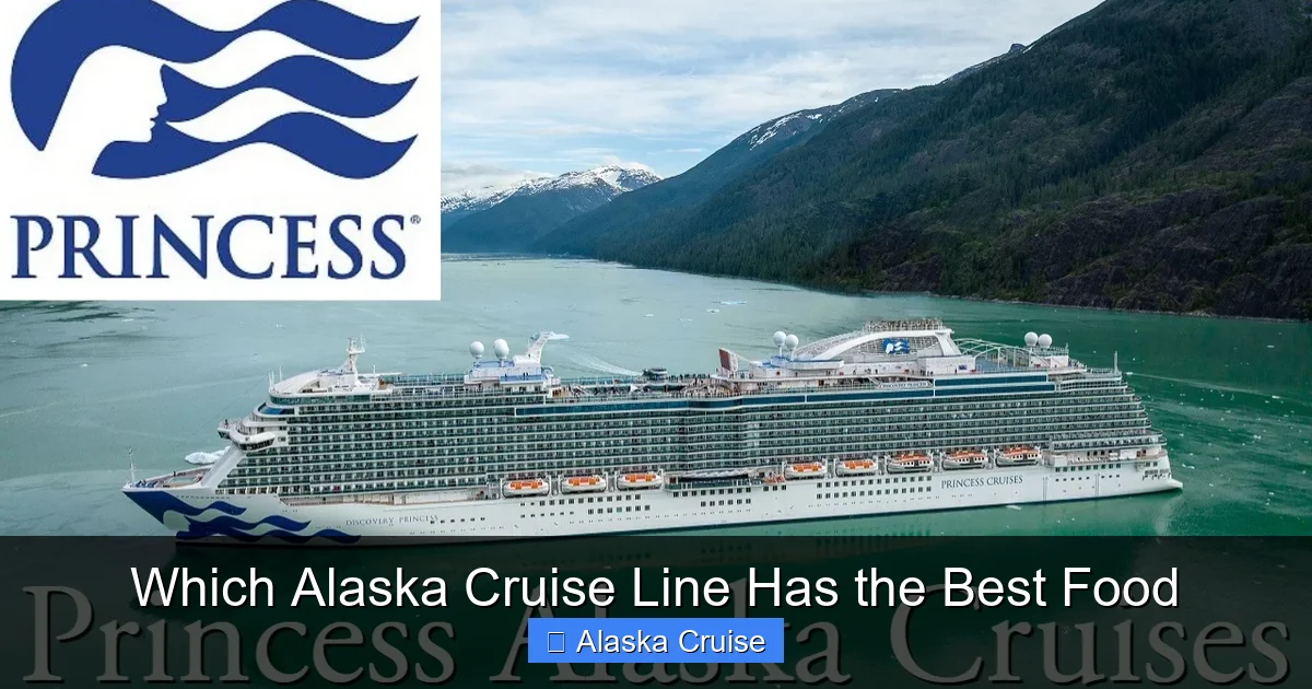 Which Alaska Cruise Line Has the Best Food