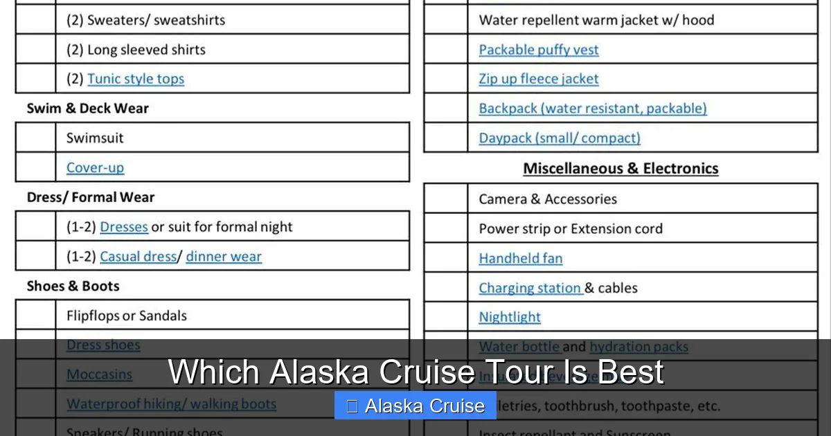 Which Alaska Cruise Tour Is Best