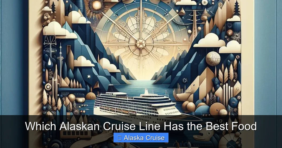 Which Alaskan Cruise Line Has the Best Food