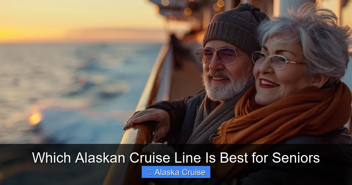 Which Alaskan Cruise Line Is Best for Seniors