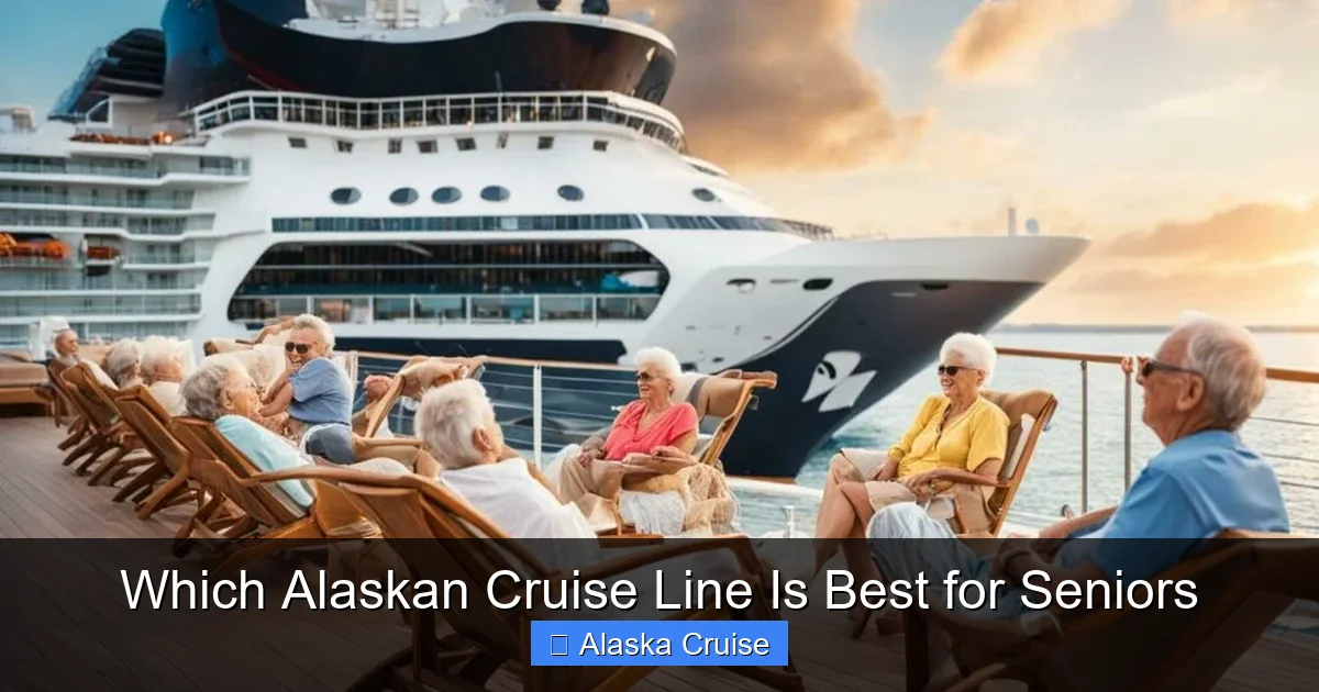 Which Alaskan Cruise Line Is Best for Seniors