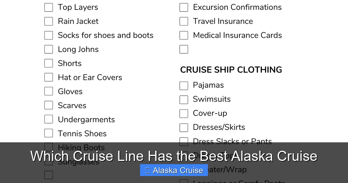 Which Cruise Line Has the Best Alaska Cruise