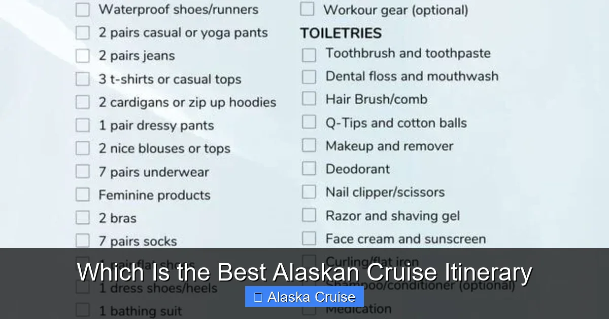 Which Is the Best Alaskan Cruise Itinerary