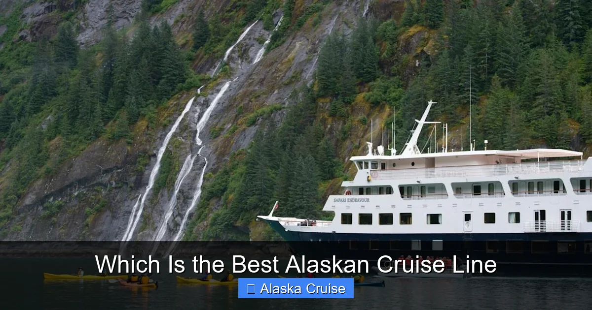 Which Is the Best Alaskan Cruise Line
