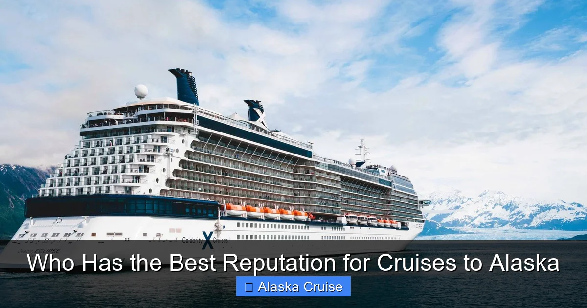 Who Has the Best Reputation for Cruises to Alaska