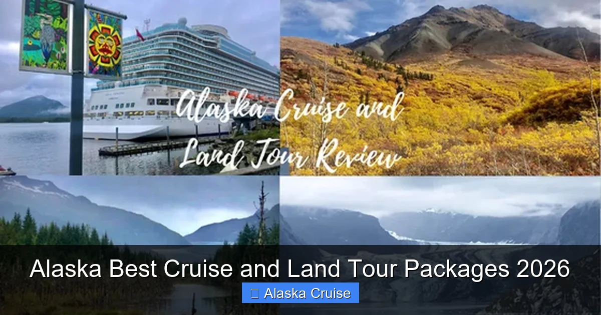 Alaska Best Cruise and Land Tour Packages 2026