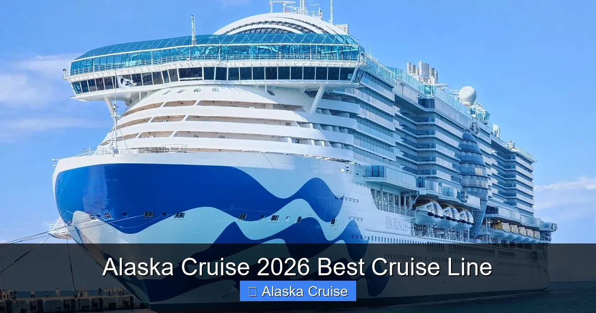 Alaska Cruise 2026 Best Cruise Line