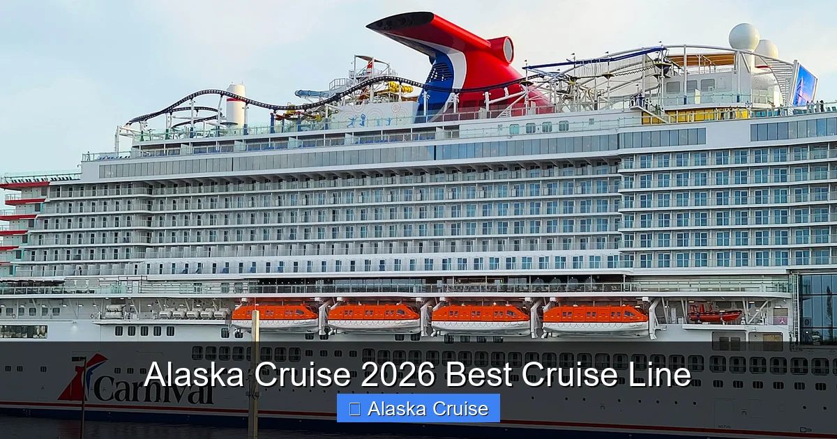 Alaska Cruise 2026 Best Cruise Line