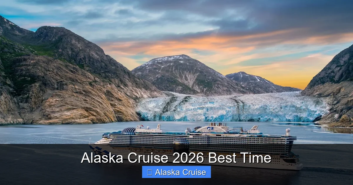 Alaska Cruise 2026 Best Time