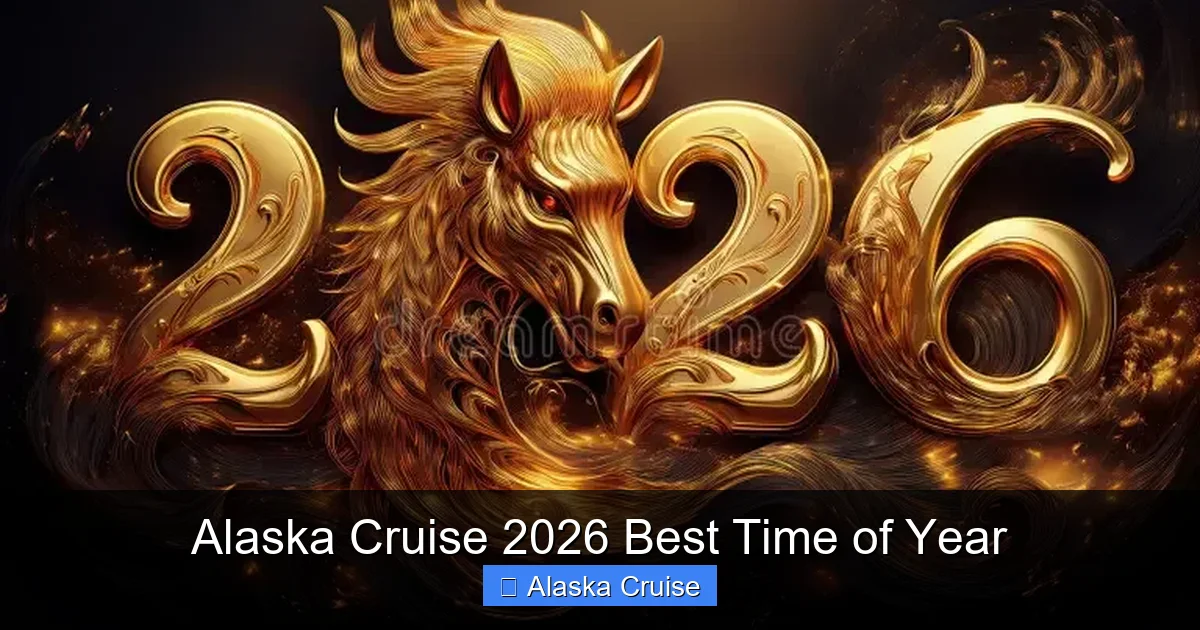 Alaska Cruise 2026 Best Time of Year